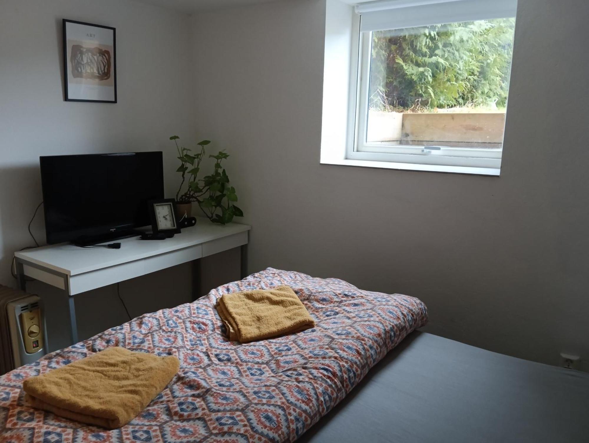 Renovated Semi- Basement 2 Bedrooms Furnished Apartment - Close To Everything In Moss Exterior photo